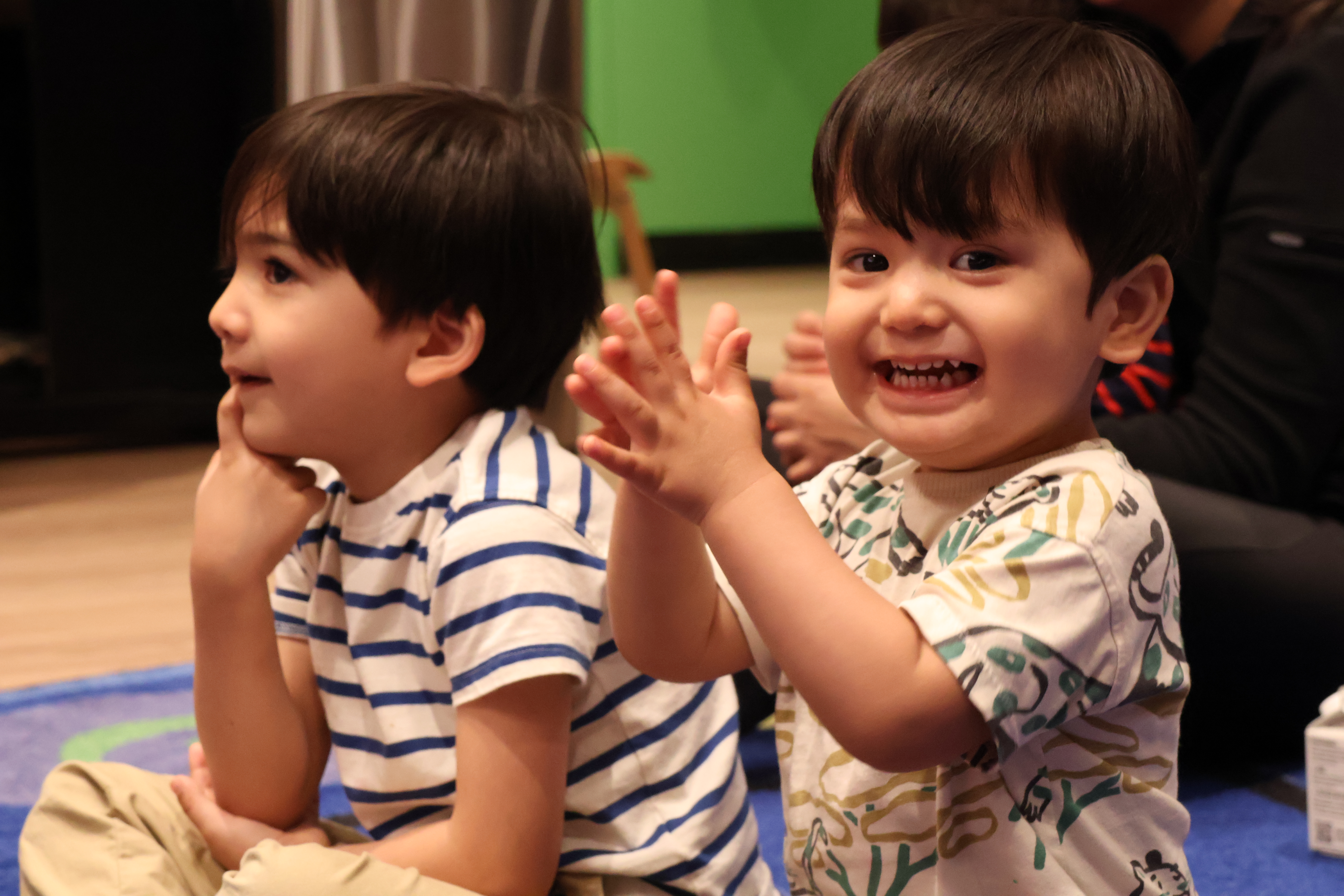 Students at Caedmon learning in a Montessori way